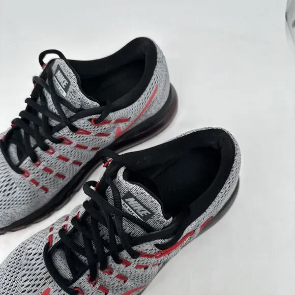 Nike Air Max 2016 Wolf Grey/University Red GS Size 7Y Women's 8.5 807236-060 - Picture 5 of 16